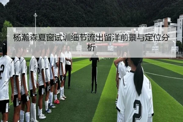 杨瀚森夏窗试训细节流出留洋前景与定位分析(FBSPORTS)